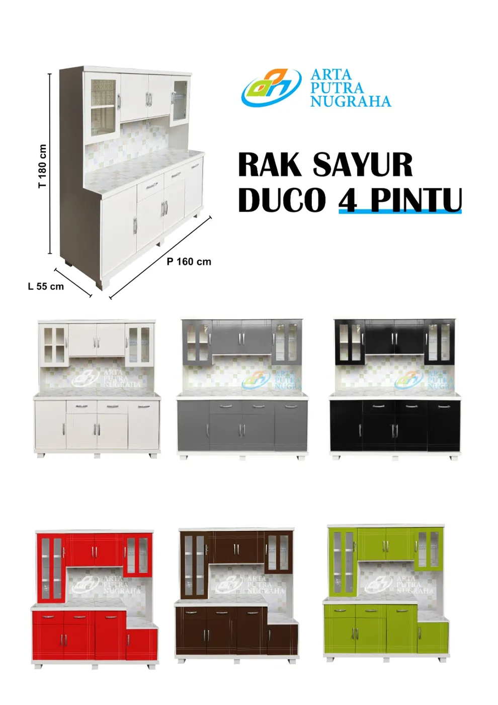 Rak Sayur Duco 4 Pintu